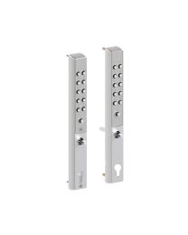 Vita codeslot voor insteekslot zonder cilinder - 120 mm - Dubbel (Zilver)