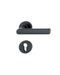 Brandwerende rozet-klinkgarnituur met sleutelrozetten Hamburg (F9714)