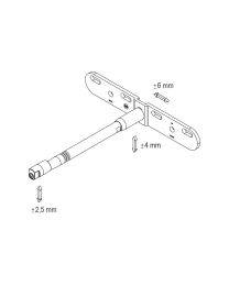 Onzichtbare | regelbare plankdrager MN114