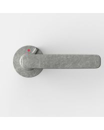 Deurklink vergr. met rond rozet '1289' (Pure)