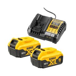 Batterijpack 18V | 2 x 5.0 Ah accu's + XR multilader DCB1104P2