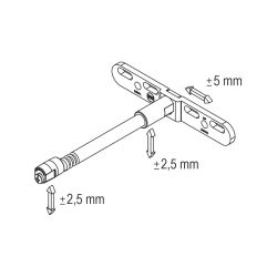 Onzichtbare | regelbare plankdrager MN112