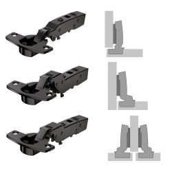 Scharnier 'Sensys 8631i' - TH52 (Obsidiaan zwart)