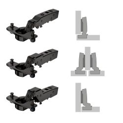 Potscharnier 'Sensys 8645i' - TH58, openingshoek 110° (Obsidiaan zwart)