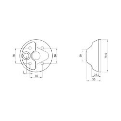 Vanlock Mini hold open (Zwart)