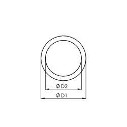 Ronde buis (Aluminium bruut)