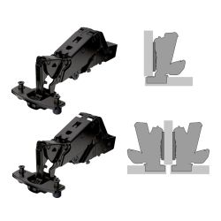 Potscharnier 'Sensys 8657i' TH58, openingshoek 165° (Obsidiaan zwart)
