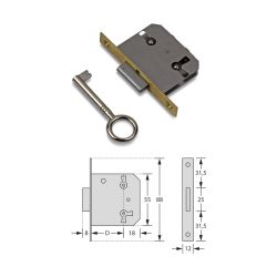 Insteek meubelslot 'G1016'