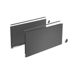Zijwand AvanTech 251 mm L+R excl. frontbevestiging (Antraciet)