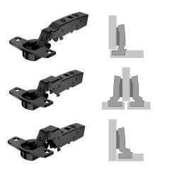 Potscharnier 'Sensys 8645i' - TH52, openingshoek 110° (Obsidiaan zwart)