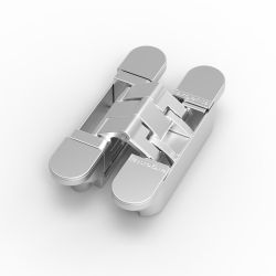 Onzichtbare scharnier 'Invisible Neo S5' (Mat chroom)