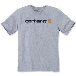 T-shirt logo Carhartt 103361 (heather grey)