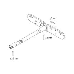 Onzichtbare | regelbare plankdrager MN114